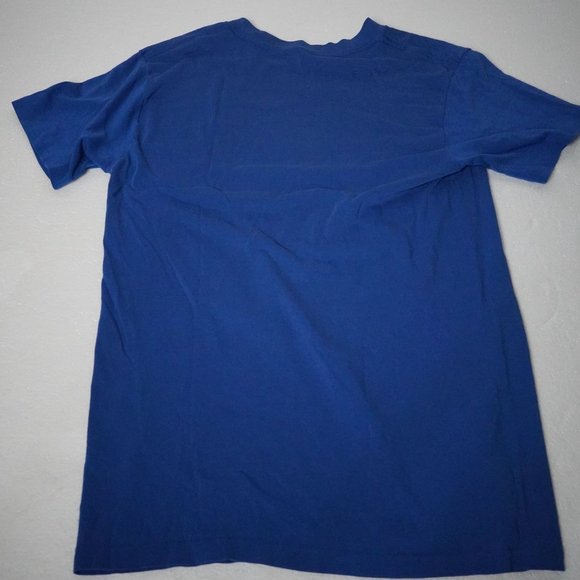 Vintage '90s Get Wild Surf Graphic Tee - Blue Single Stitched - Men's Size L - Picture 8 of 9